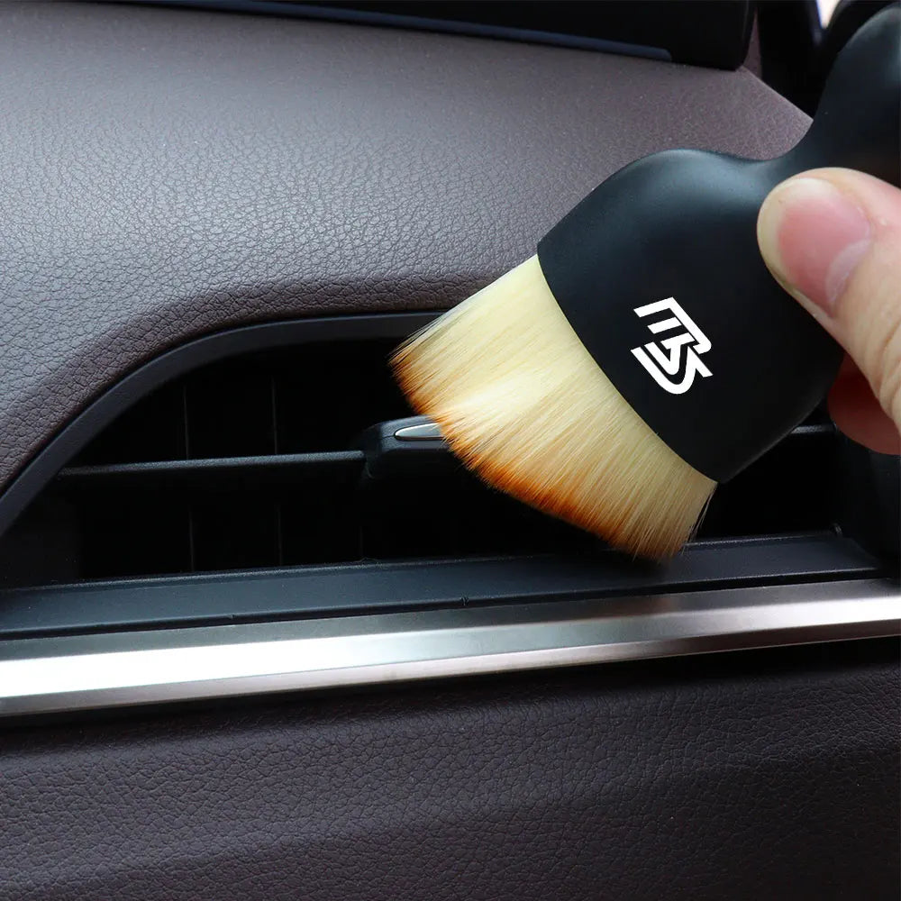 Car Interior Cleaning Brush Center Console Grille Cleaner Tool Air Outlet Dust Brush For Mazda MS 3 CX-8 Axela Atenza Demio CX-5