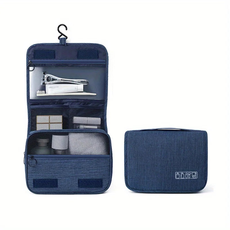 Oxford Fabric Men Business Portable Storage Bag Toiletries Organizer Women Cosmetic Bag Waterproof Hanging Travel Wash Pouch