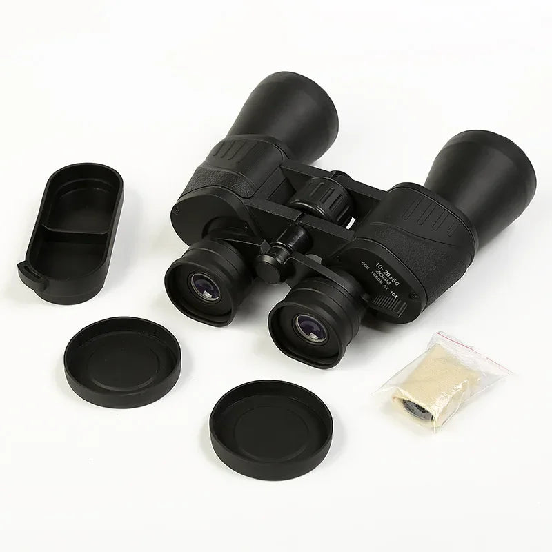 10-180x100 Zoom Binoculars HD Large Eyepiece Telescope for Outdoor Camping, Concerts, Travel and Sports Events