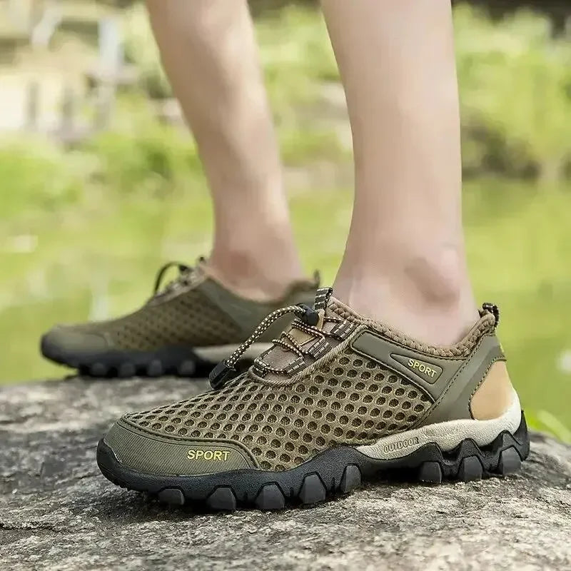 Breathable Sneakers Men Shoes Fashion Shoes For Men Climbing Hiking Shoes Men Outdoor Beach Wading Tenis Barefoot Sneakers