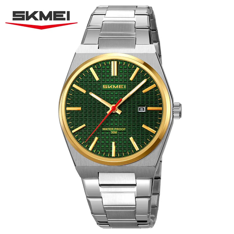 SKMEI 9396 New Casual Simple Quartz Watch Men's Watch Luxury Business Waterproof Calendar Night Light Watch relógios masculino