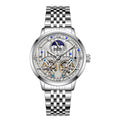 Mark Fairwhale 6023 Luxury Men's Watches Waterproof Luminous Man Clock Chronograph Stainless Steel Mechanical Watches For Men