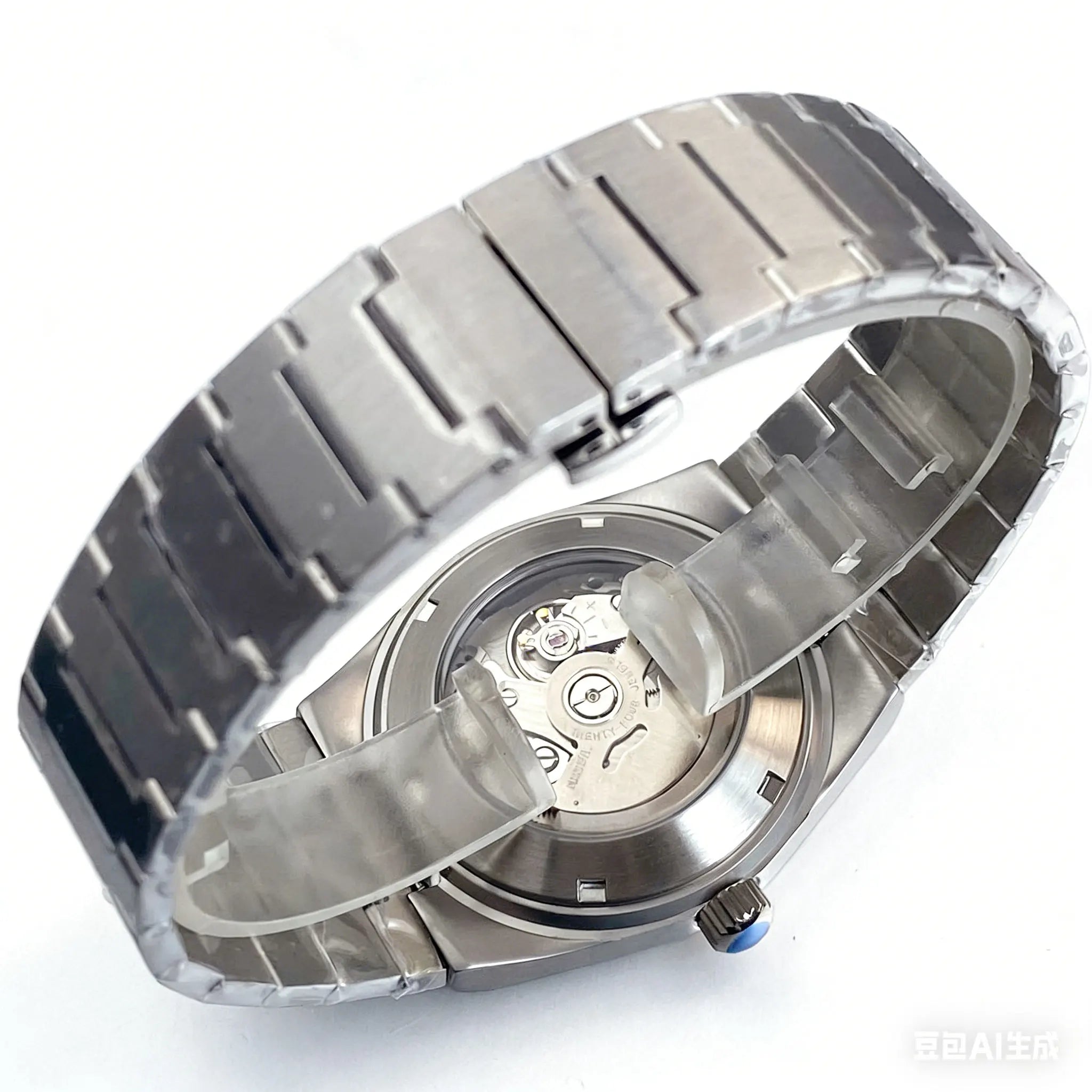 Tandorio 40mm PRX Sapphire Crystal Automatic Men Mechanical Watch 100m Waterproof Japan NH35 Movement Watch Black Texture Dial