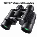 Professional Binoculars HD Portable Eyepieces 90X90 Long Distance Binoculars for Hunting Outdoor Camping Trips BAK4 Optics