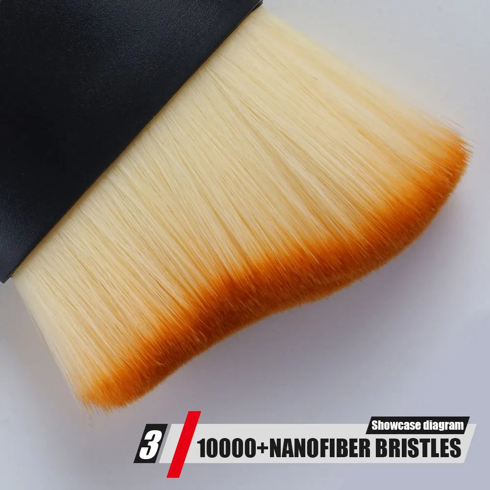 Car Interior Cleaning Brush Center Console Grille Cleaner Tool Air Outlet Dust Brush For Mazda MS 3 CX-8 Axela Atenza Demio CX-5