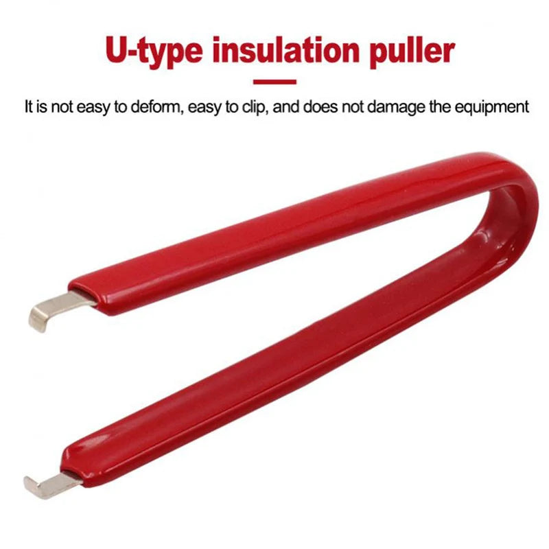 Simple U Type Tweezers Integrated Block Puller IC Chip Extractor Electronic Component Extractor Precision Maintenance Tool