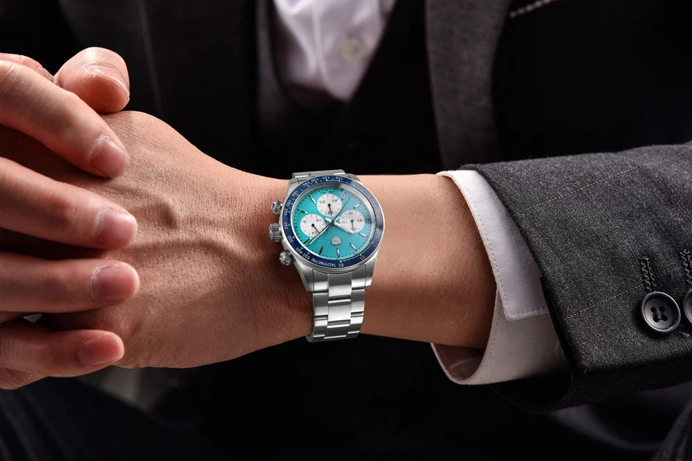 2026 New RollsTimi Mens Watches Luxury Quartz Chronograph Wrist Watch For Man Sapphire Mirror Waterproof Men Gift Clock Luminous