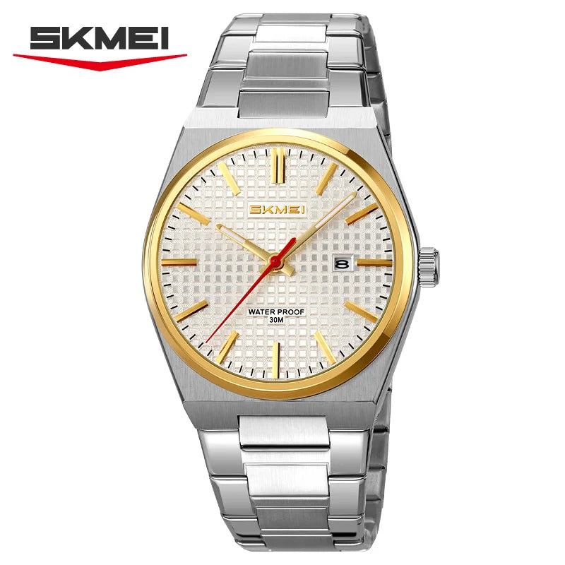 SKMEI 9396 New Casual Simple Quartz Watch Men's Watch Luxury Business Waterproof Calendar Night Light Watch relógios masculino