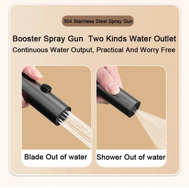 Gunmetal gray toilet spray gun set, handheld bathroom spray gun, toilet and shower, dual outlet angle valve, toilet accessories
