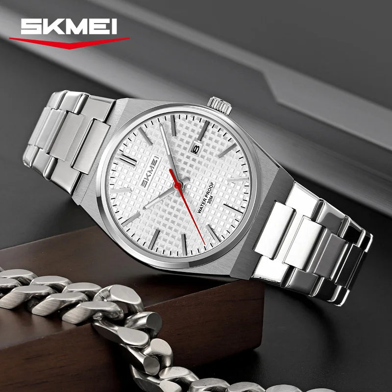 SKMEI 9396 New Casual Simple Quartz Watch Men's Watch Luxury Business Waterproof Calendar Night Light Watch relógios masculino