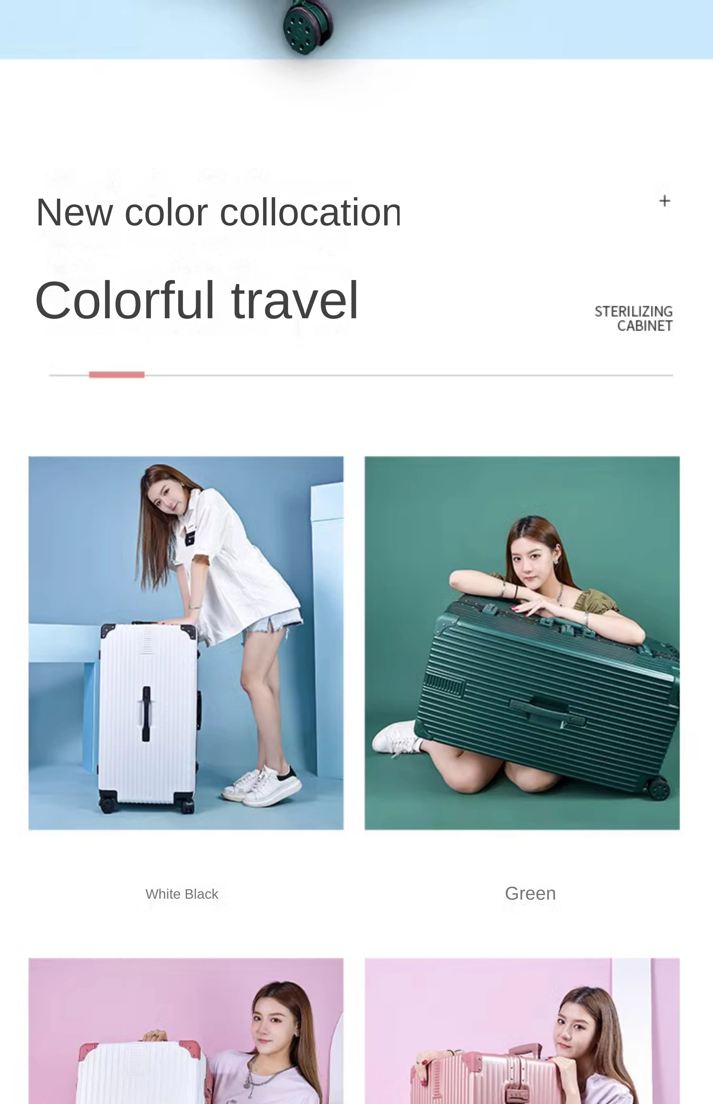 Extra Large 60/100 inch Unisex Luggage Thickened Travel Suitcase with Large Capacity TSA Lock Trolley Case Zipper Aluminum Frame