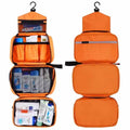 Hanging Men's Toiletry Bag Large Waterproof Cosmetic Bags Travel Organizer Lady Toiletries Makeup Toilet Foldable Bathroom Kit