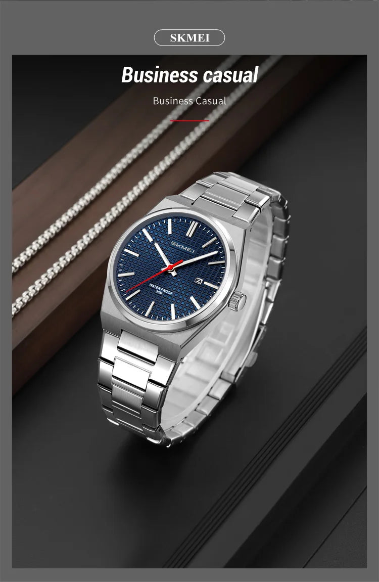 SKMEI 9396 New Casual Simple Quartz Watch Men's Watch Luxury Business Waterproof Calendar Night Light Watch relógios masculino