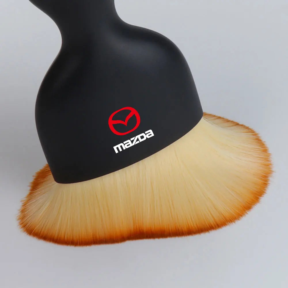 Car Interior Cleaning Brush Center Console Grille Cleaner Tool Air Outlet Dust Brush For Mazda MS 3 CX-8 Axela Atenza Demio CX-5