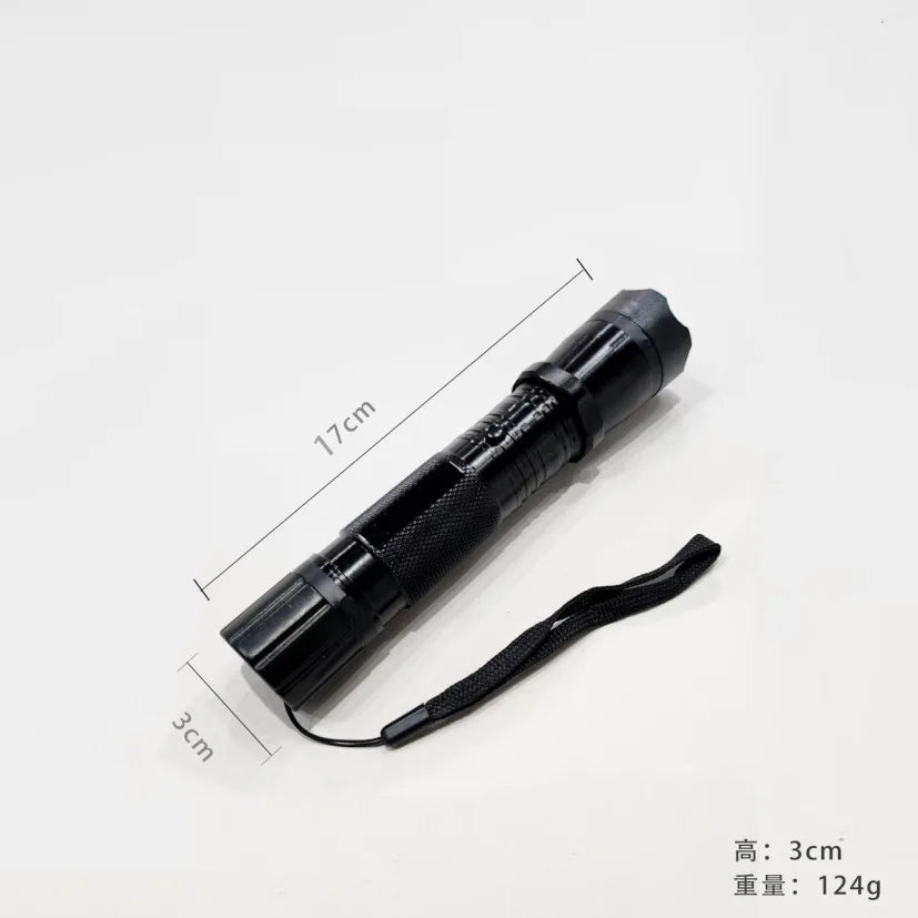 Rechargeable 1101 LED Flashlight  Ultra  Powerful Portable Lamp for Camping Hiking & Self - Defense