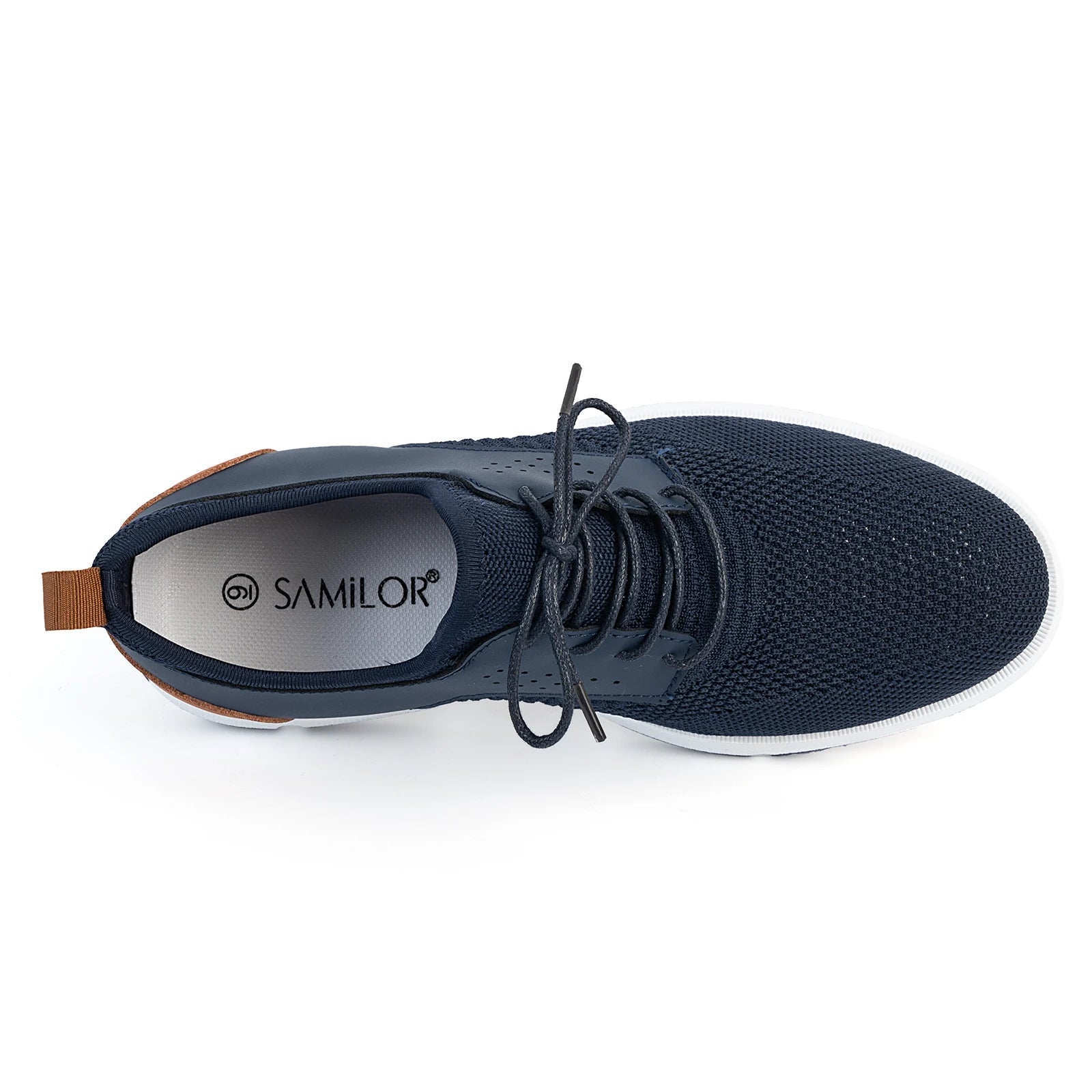 Men's Slip-On Breathable Knit Sneakers  Lightweight Athletic Training Shoes  Non-Slip Casual Walking Shoes for Gym & Daily Wear